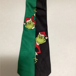 Mens Christmas tie. Dr Seuss. The Grinch